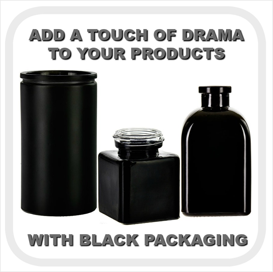 Add a Touch of Drama to Your Products with Black Packaging