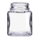 Square Glass Jar