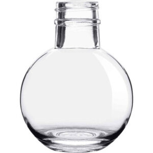 Ball Glass Bottle Threaded