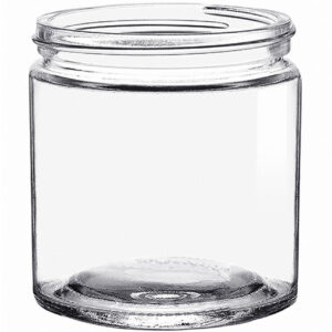 Calypso Wide Mouth Glass Jar Threaded