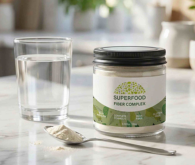 Wide Mouth Jars For Powdered Supplements